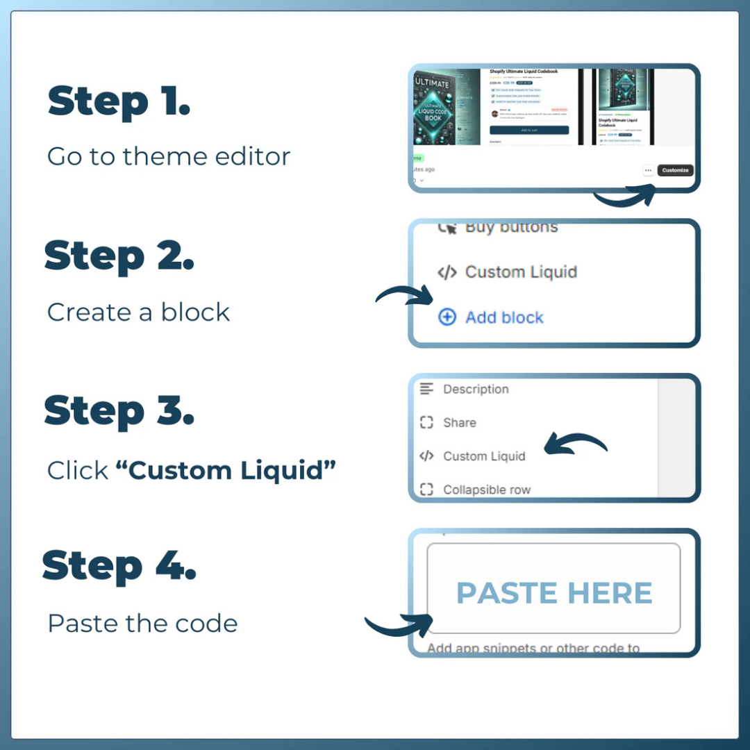 Shopify Custom Liquid Codes
