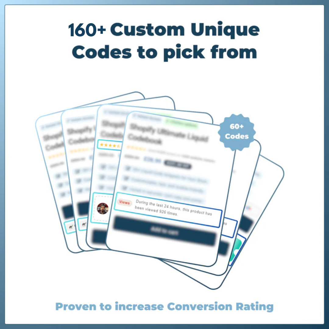 Shopify Custom Liquid Codes