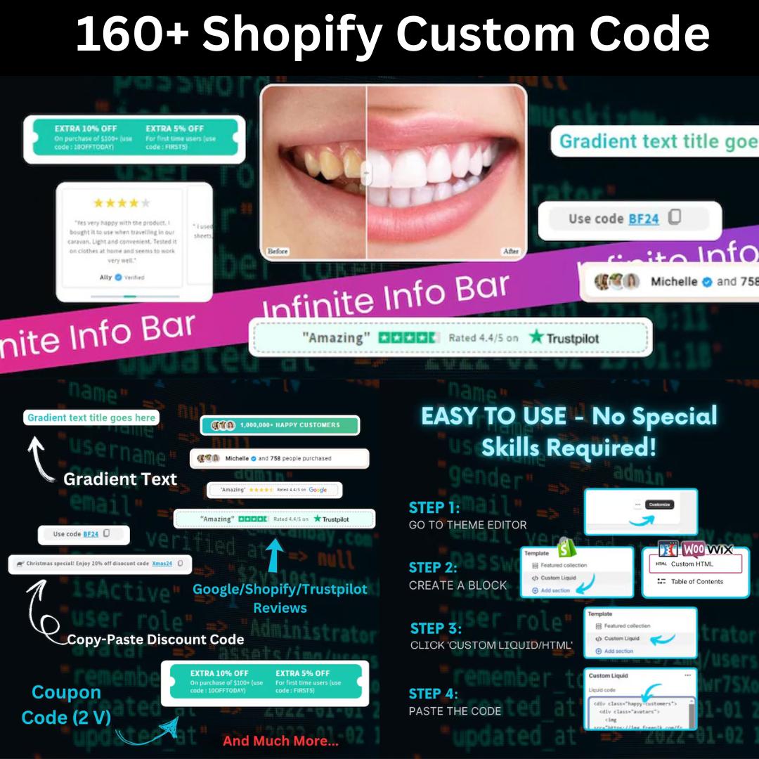 Shopify Custom Liquid Codes